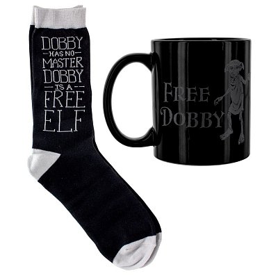 Harry Potter Mug & Socks Set Free Dobby --- DAMAGED PACKAGING