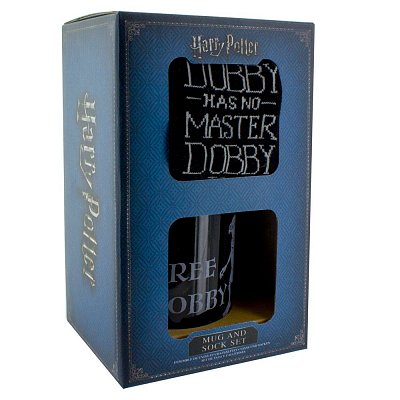 Harry Potter Mug & Socks Set Free Dobby --- DAMAGED PACKAGING