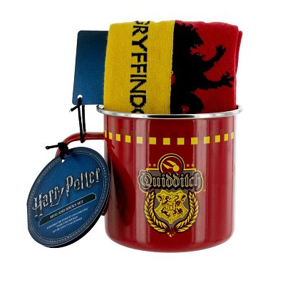 Harry Potter Mug & Socks Set Gryffindor Quidditch