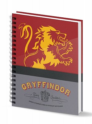 Zápisník Harry Potter A4 Nebelvír