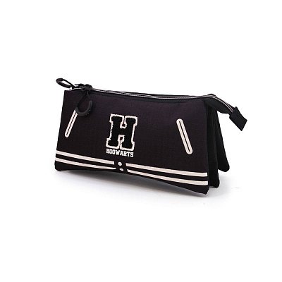 Harry Potter Pencil Case Hogwarts Black Triple
