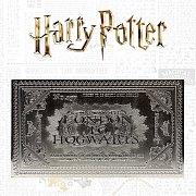 Harry Potter Replica Hogwarts Train Ticket Limited Edition (silver plated)