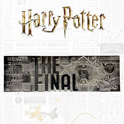 Harry Potter Replica Quidditch World Cup Ticket Limited Edition (silver plated)