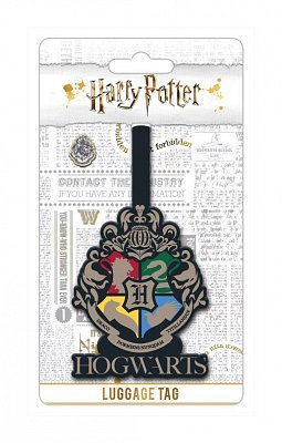 Harry Potter Rubber Luggage Tag Hogwarts Crest