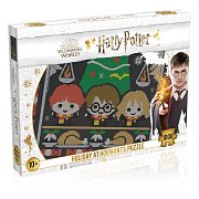 Harry Potter Puzzle Vánoční Jumper 1 - Prázdniny v Bradavicích (1000 dílků)