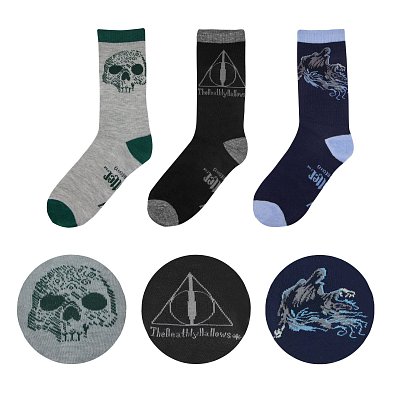 Harry Potter Socks 3-Pack Deathly Hallows