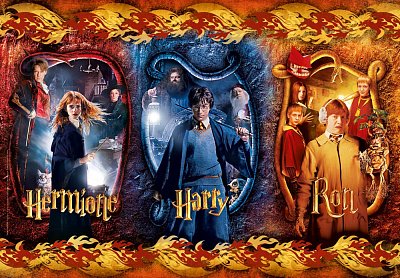 Harry Potter Super Color Puzzle Harry, Ron & Hermione