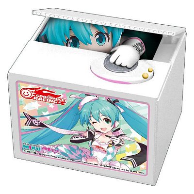 Hatsune Miku GT Project PVC Talking Coin Bank Racing Miku 2019 Ver. Chatting Bank 004 12 cm