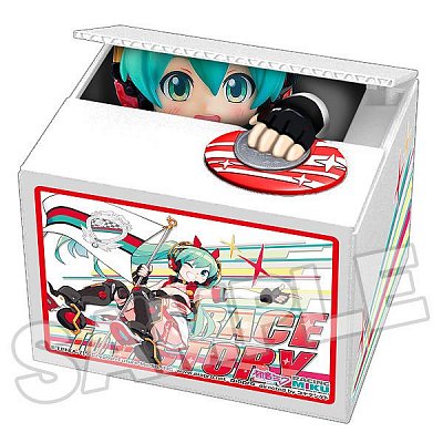 Hatsune Miku GT Project PVC Talking Coin Bank Racing Miku 2020 Ver. Chatting Bank 005 12 cm