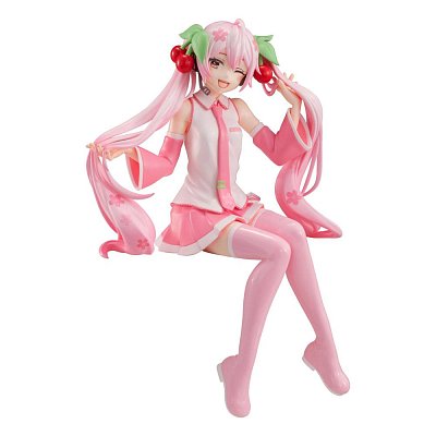 Hatsune Miku Noodle Stopper PVC socha Sakura Miku Wink Ver. 16 cm