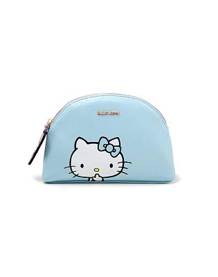 Hello Kitty Coin Purse / Make Up Bag Blue Kitty