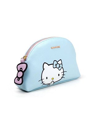 Hello Kitty Coin Purse / Make Up Bag Blue Kitty