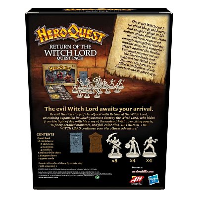 HeroQuest Board Game Expansion Return of the Witch Lord Quest Pack english