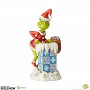 How the Grinch Stole Christmas Statue Grinch Climbing in the Chimney by Jim Shore 23 cm