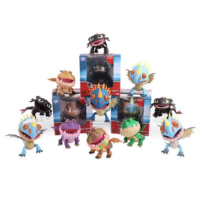 How to Train Your Dragon Action Vinyl Mini Figures 8 cm Dragons Display (12)
