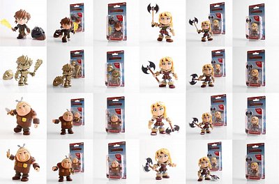 How to Train Your Dragon Action Vinyl Mini Figures 8 cm Humans 2 Display (12)