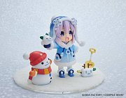 Hyperdimension Neptunia Statue Dekachiccha! Snow Nep Fuwafuwa Version 18 cm