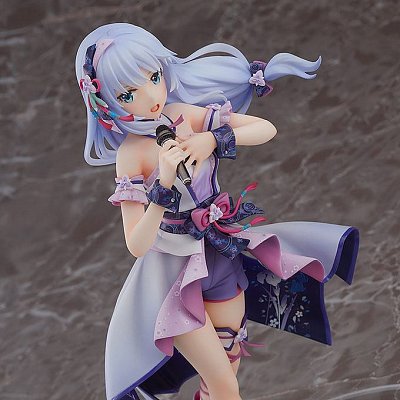 Idolmaster Million Live! PVC Statue 1/8 Tsumugi Shiraishi Fumidashita Yume e no Ippo Ver. 20 cm