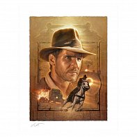 Indiana Jones Art Print Pursuit of the Ark 46 x 58 cm - unframed