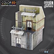 Infinity ColorED Miniature Gaming Model Kit 28 mm Suburb Building