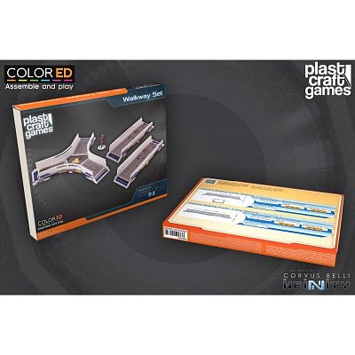 Infinity ColorED Miniature Gaming Model Kit 28 mm Walkway Set