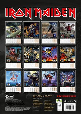 Iron Maiden A3 Calendar 2021 *English Version*