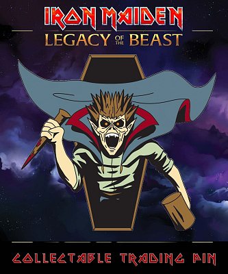 Iron Maiden Legacy of the Beast Pin Badge Vampire Hunter Eddie