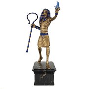 Iron Maiden Legacy of the Beast PVC Statue 1/10 Powerslave Eddie Golden Idol 30 cm --- DAMAGED PACKAGING