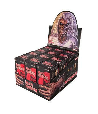 Iron Maiden ReAction Action Figures 10 cm Blind Box Display (12)