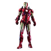 Iron Man 2 Action Figure 1/4 Iron Man Mark IV with Suit-Up Gantry 49 cm