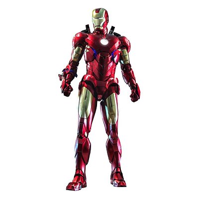 Iron Man 2 Action Figure 1/4 Iron Man Mark IV with Suit-Up Gantry 49 cm