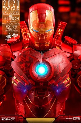 Iron Man 2 MM Action Figure 1/6 Iron Man Mark IV (Holographic Version) 2020 Toy Fair Exclusive 30 cm