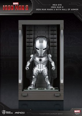 Iron Man 3 Mini Egg Attack Action Figure Hall of Armor Iron Man Mark II 8 cm