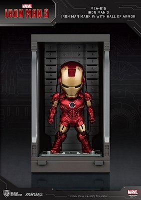 Iron Man 3 Mini Egg Attack Action Figure Hall of Armor Iron Man Mark IV 8 cm