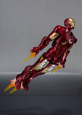 Iron Man 3 S.H. Figuarts Action Figure Iron Man Mark VII & Hall of Armor Set 15 cm