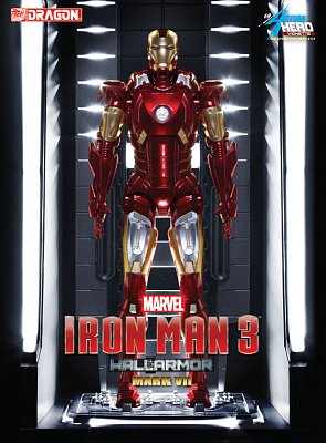 Iron Man 3 Socha Mark VII Hall of Armor