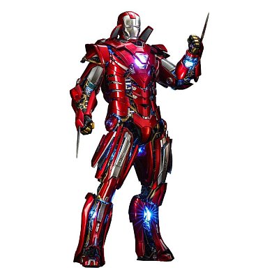 Iron Man Movie Masterpiece Action Figure 1/6 Iron Man Mark III (Construction Version) 39 cm