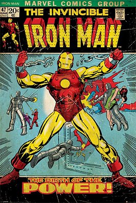 Iron Man plakát Birth Of Power balení 5 ks