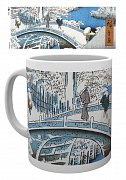 Japanese Art Mug The Drum Bridge by Utagawa Hiroshige
