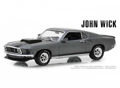 John Wick Diecast Model 1/43 1969 Ford Mustang BOSS 429