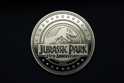Jurassic Park Collectable Coin 25th Anniversary T-Rex (silver plated)