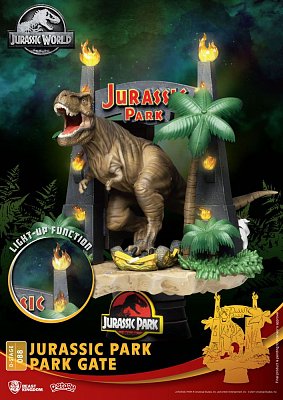 Jurský park D-Stage PVC Diorama Park Gate 15 cm