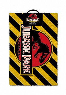 Jurassic Park Doormat Warning 40 x 60 cm