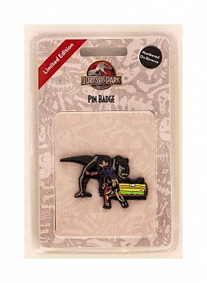 Jurassic Park Pin Badge Alan & T-Rex