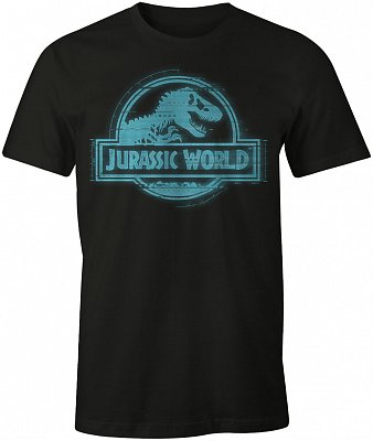 Jurassic Park T-Shirt Blue Logo