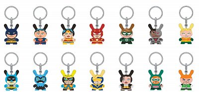 Justice League Dunny Vinyl Keychains 4 cm Display (24)