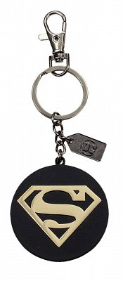 Justice League Metal Keychain Superman Golden Logo