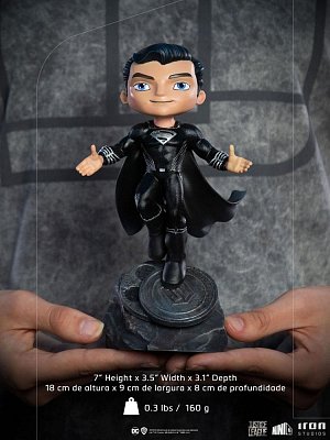 Justice League Mini Co. Deluxe PVC figurka Superman Black Suit 18 cm