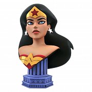 Justice League Animated Legends in 3D Bust 1/2 Wonder Woman 25 cm - Poškozený obal
