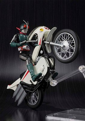 Kamen Rider S.H. Figuarts Action Figure with Vehicle Masked Rider 2 & Remodeled Cyclone 14 cm